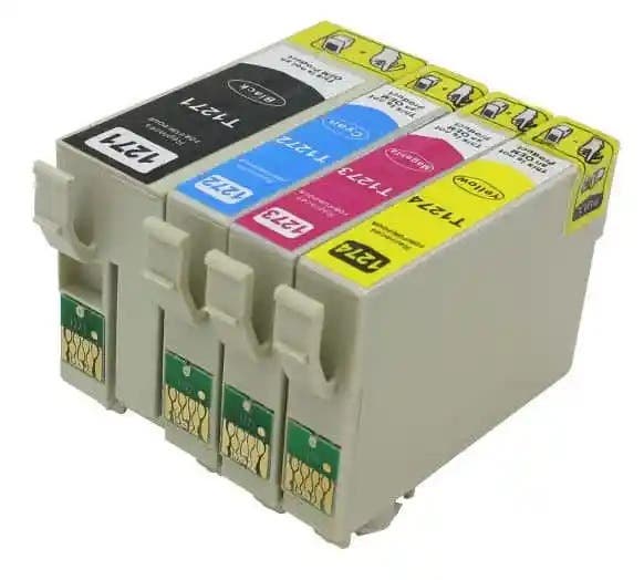 Epson 127 Extra High-Yield Remanufactured Ink Cartridge 4-Pack Combo